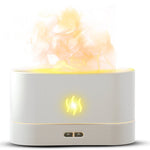 Flame Aroma Diffuser Humidifier Ultrasonic Cool Mist Maker Fogger LED Essential Oil Flame Lamp Diffuser 