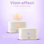 Flame Aroma Diffuser Humidifier Ultrasonic Cool Mist Maker Fogger LED Essential Oil Flame Lamp Diffuser 