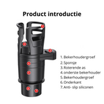 The 4-in-1 cup holder for on the go