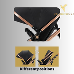 Luxury 3-in-1 portable travel stroller