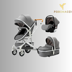 Luxury 3-in-1 portable travel stroller