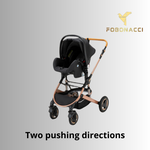 Luxury 3-in-1 portable travel stroller