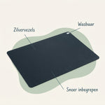 USP infographic: zilvervezels, wasbaar, snoer inbegrepen