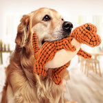 Dinosaur Plush Toy | For your favorite pet - Cute - Hours of Fun - 100% Safe (1 + 1 FREE)