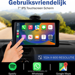 CarPlay for Apple ✓ & Android ✓!