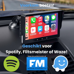 CarPlay for Apple ✓ & Android ✓!