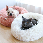 Fluffy Plush Dog Bed – Cat Bed With Removable Cover