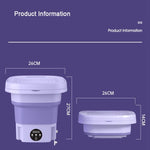 Flexible washing machine The portable folding washer