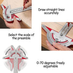 Woodworking ruler