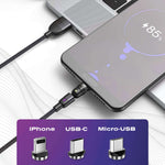 Universal magnetic charging cable
