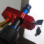 Motorcycle steering lock