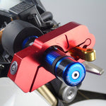 Motorcycle steering lock